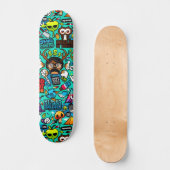 Graffiti illustratie Skateboard (Voorkant)