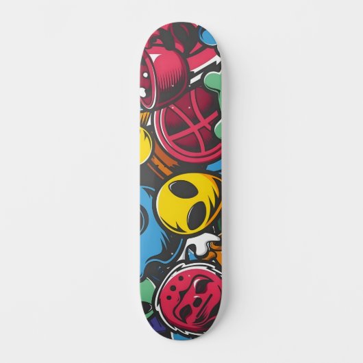 Graffiti illustratie Skateboard (Voorkant)