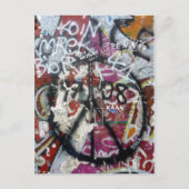 graffiti in berlijn briefkaart (Voorkant)