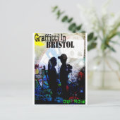 Graffiti in Bristol Briefkaart (Staand voorkant)
