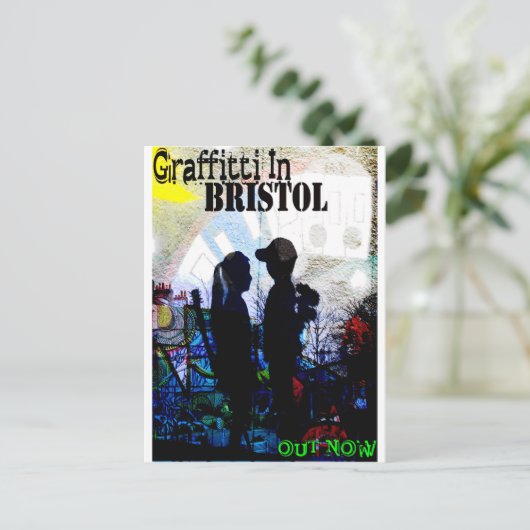 Graffiti in Bristol Briefkaart (Staand voorkant)