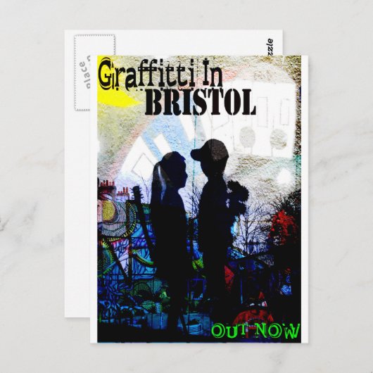 Graffiti in Bristol Briefkaart (Voorkant / Achterkant)