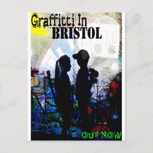 Graffiti in Bristol Briefkaart (Voorkant)