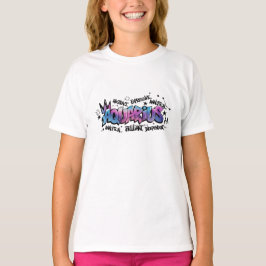Graffiti in dierenriem t-shirt