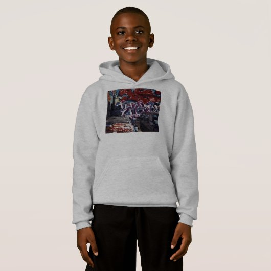 Graffiti in grijs (Voorkant volledig)