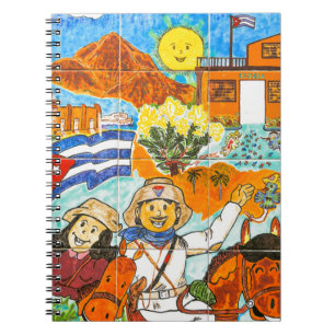 Graffiti in Havana, Cuba Notitieboek