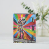 Graffiti in het Briefkaart van New York (Staand voorkant)