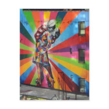 Graffiti in het Briefkaart van New York