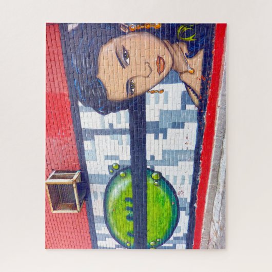 Graffiti in Montreal. Legpuzzel (Verticaal)