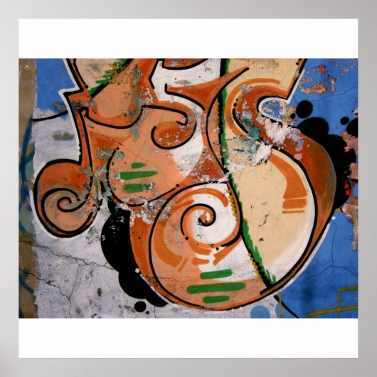 Graffiti in muziek poster (Voorkant)