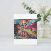 Graffiti in New York Briefkaart (Staand voorkant)