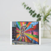 Graffiti in New York Briefkaart (Staand voorkant)