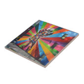 Graffiti in New York Tegeltje (Zijkant)