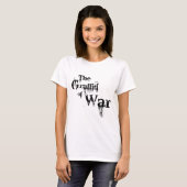 Graffiti in oorlogskleding Logo T-shirt (Voorkant volledig)
