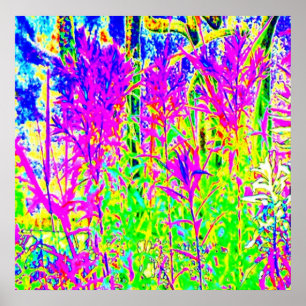 Graffiti in Plant: Humber River Bridge Toronto Poster