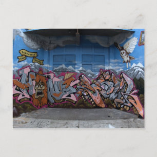 graffiti in Seattle, WA Briefkaart
