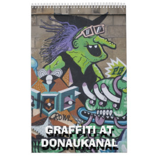 Graffiti in Wenen Oostenrijk Kalender
