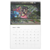 Graffiti in Wenen Oostenrijk Kalender (Mar 2026)