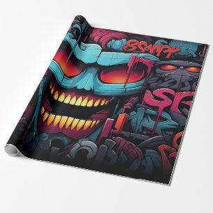 Graffiti-inpakpapier Cadeaupapier