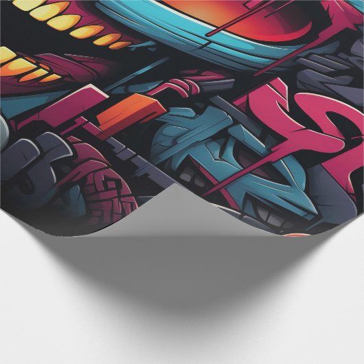 Graffiti-inpakpapier Cadeaupapier (Hoek)