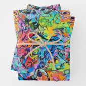 graffiti inpakpapier vel (In situ)