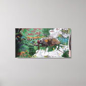 Graffiti insect - Canvas Afdruk (Voorkant)