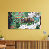 Graffiti insect - Canvas Afdruk (Insitu (Woonkamer))
