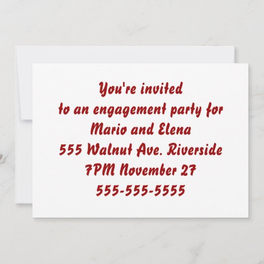 Graffiti Invite Kaart (Achterkant)