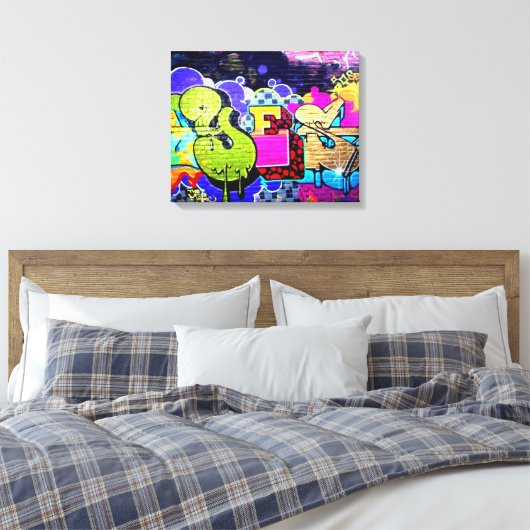 Graffiti Ja Canvas Afdruk (Insitu (Slaapkamer))