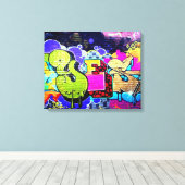Graffiti Ja Canvas Afdruk (Insitu (Houten vloer))