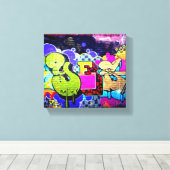 Graffiti Ja Canvas Afdruk (Insitu (Houten vloer))