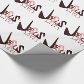 GRAFFITI JESUS BEHOORT rood Cadeaupapier (Hoek)