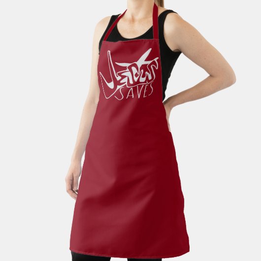 GRAFFITI JESUS SAVES CHRISTELIJK SCHORT (Insitu)