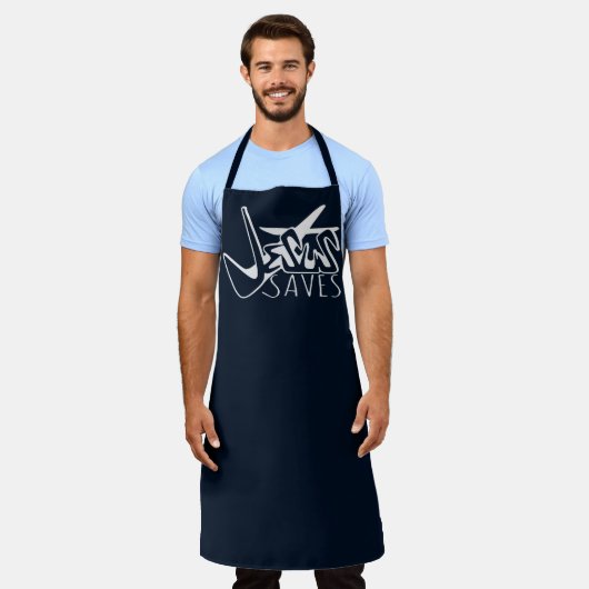 GRAFFITI JESUS SAVES CHRISTELIJK SCHORT (Gedragen)