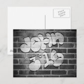 Graffiti John 3:16 Briefkaart (Voorkant / Achterkant)
