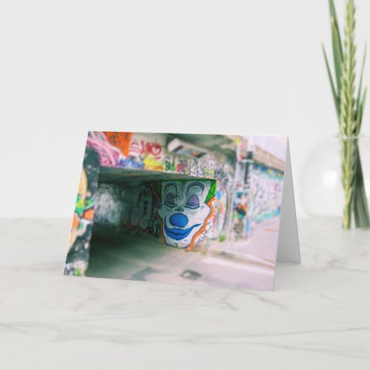 Graffiti - Joker - Milano, Italië Wenskaart Kaart (Voorkant)