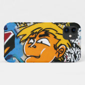 Graffiti jongen Case-Mate iPhone case (Achterkant (horizontaal))