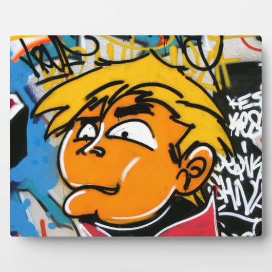 Graffiti jongen fotoplaat (Voorkant)