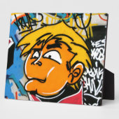 Graffiti jongen fotoplaat (Zijkant)