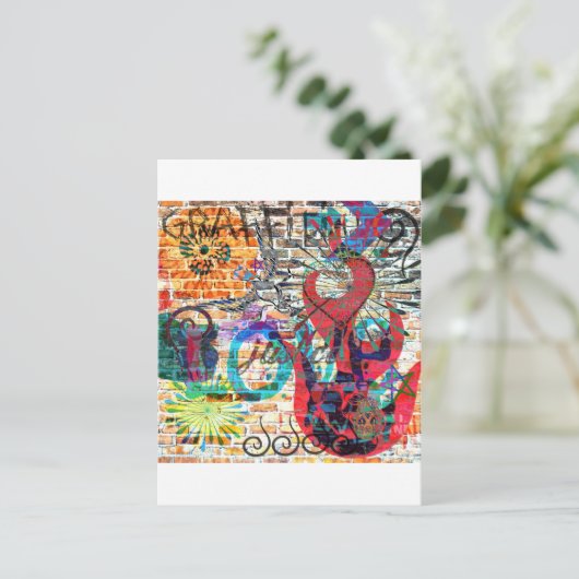 Graffiti Justice Briefkaart (Staand voorkant)