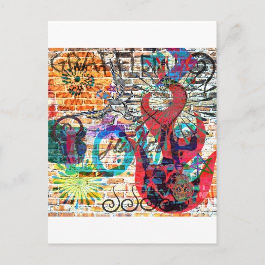 Graffiti Justice Briefkaart (Voorkant)