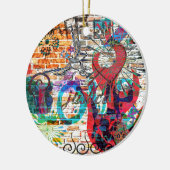 Graffiti Justice Keramisch Ornament (Links)