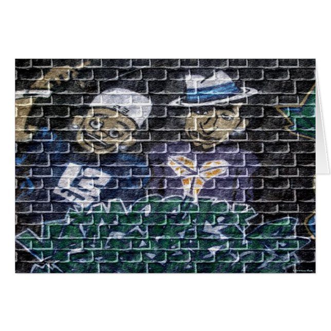 Graffiti Kaart (Voorkant Horizontaal)