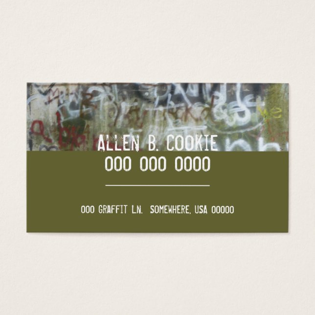 Graffiti Kaart (Voorkant)