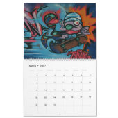Graffiti-kalender 2021 kalender (Mar 2027)
