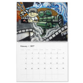 Graffiti-kalender 2021 kalender (Feb 2027)