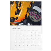Graffiti-kalender 2021 kalender (Jan 2027)