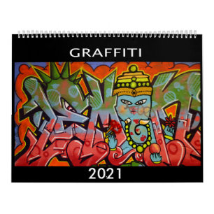 Graffiti-kalender 2021 kalender