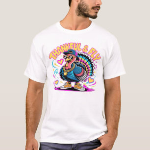 Graffiti kalkoen trillingen � Dankbaar & Fly Carto T-shirt