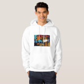 Graffiti kat afbeelding, hoodie ! (Voorkant volledig)